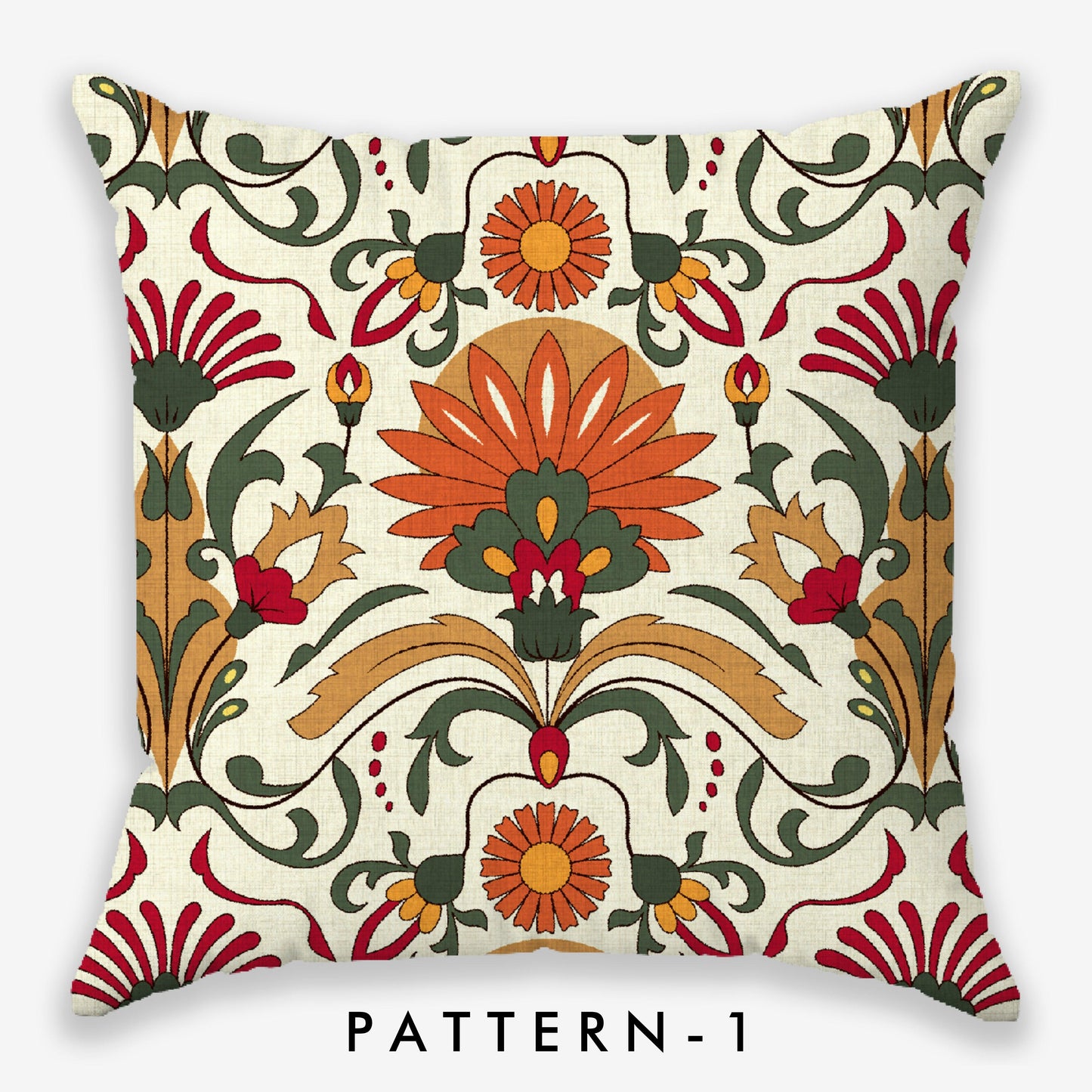 Ethnic Art Printed Cushion Cover | Set Of 5