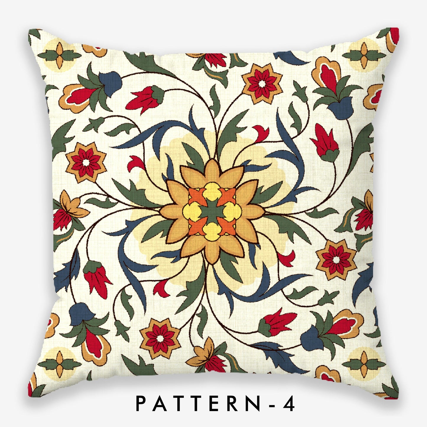 Ethnic Art Printed Cushion Cover | Set Of 5