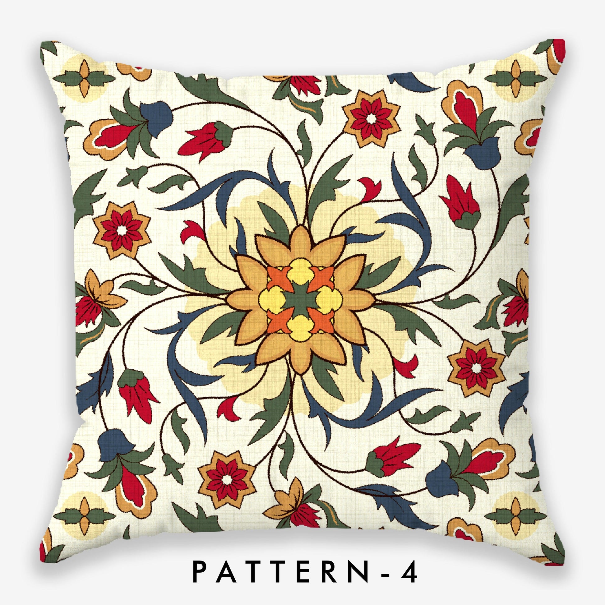 Ethnic Art Printed Cushion Cover | Set Of 5