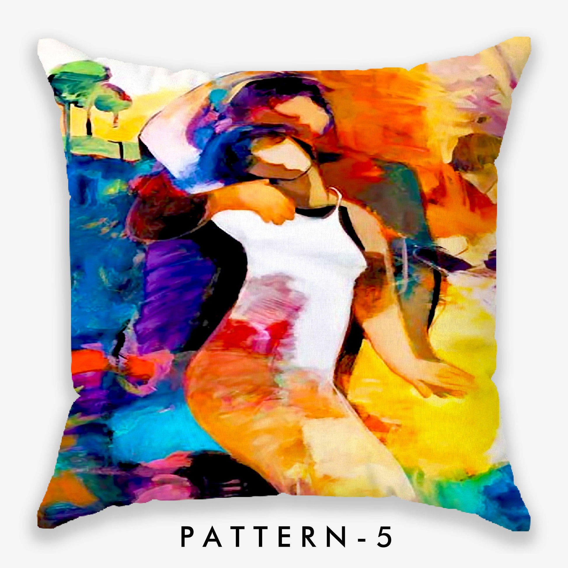 Picasso Printed Cushion Cover | Set Of 5