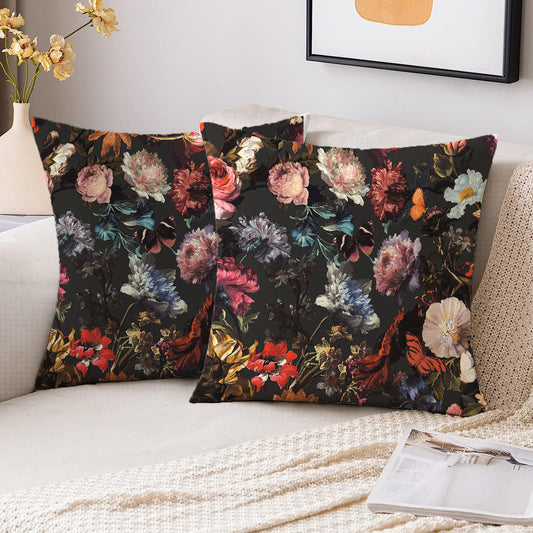 Eden Floral Printed Cushion Cover | Set Of 2