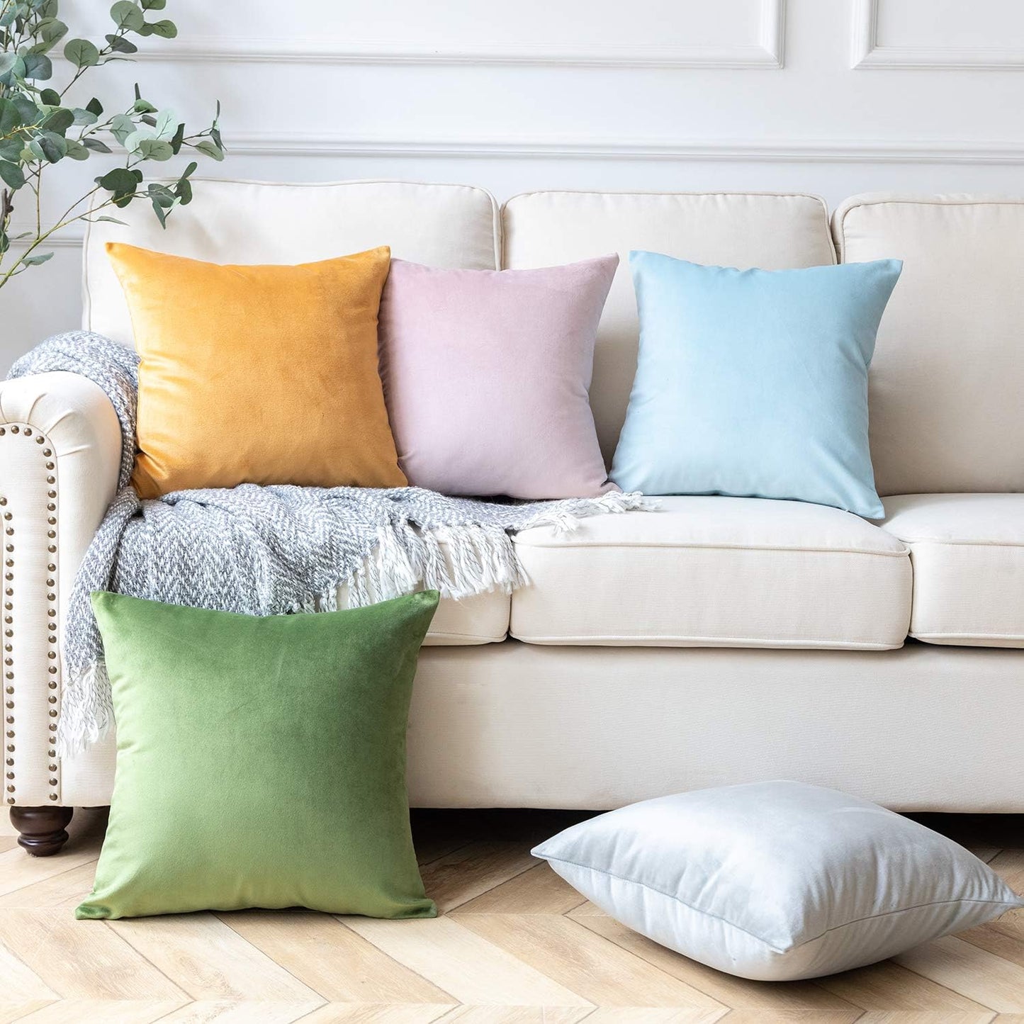 Cayman Velvet Cushion Cover | Set Of 2