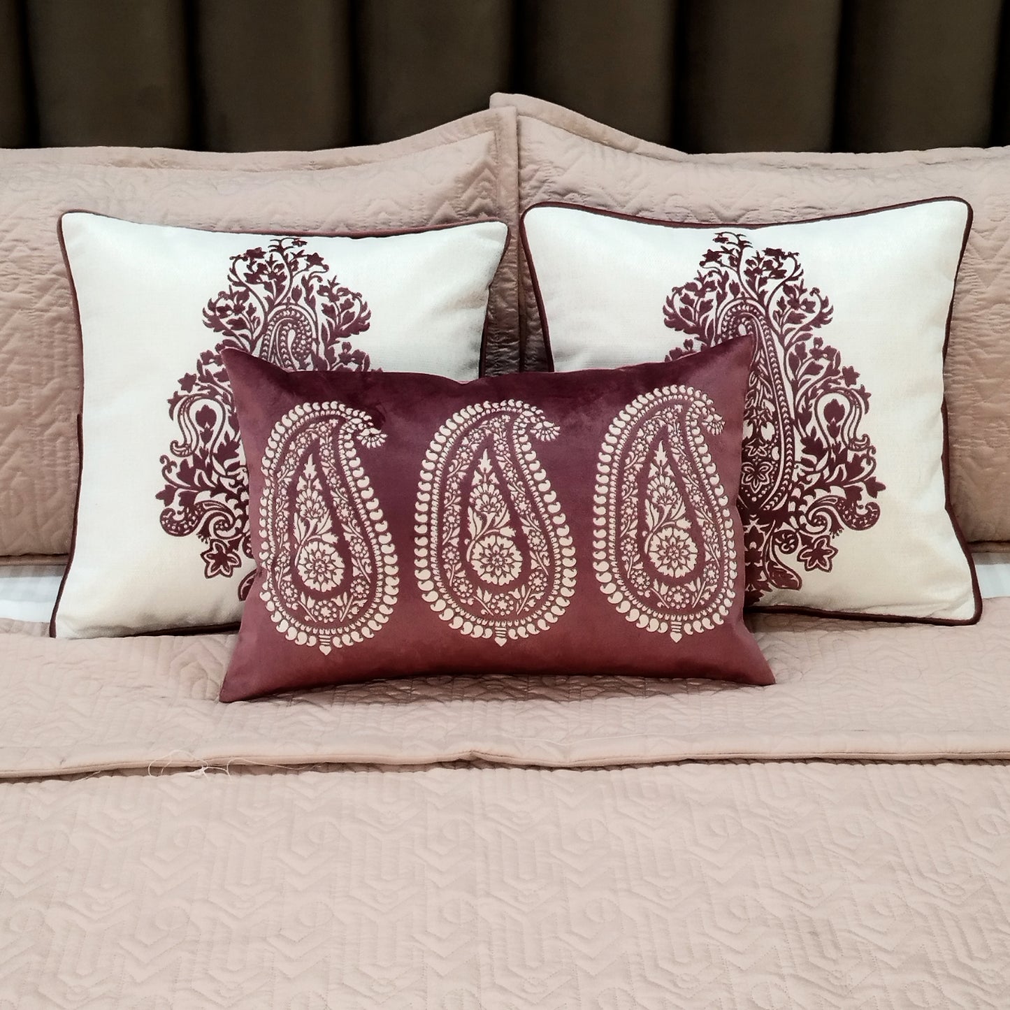Ambi 6-Piece Bedding Set Pink