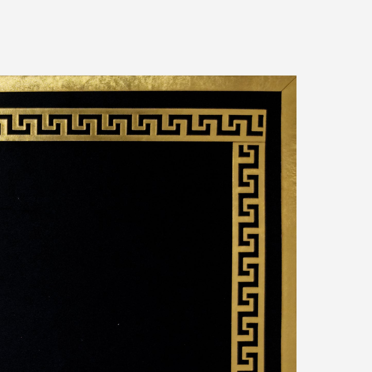 Socrates Decorative Table Placemat | Set Of 2 | Black