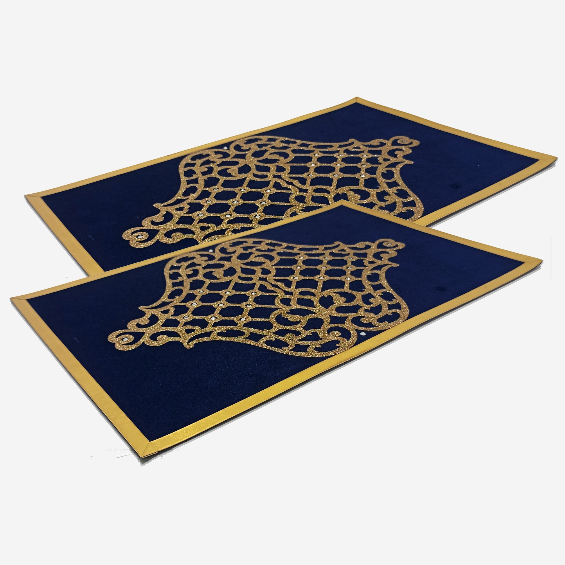 Andaaz Decorative Table Placemat | Set Of 2 | Blue