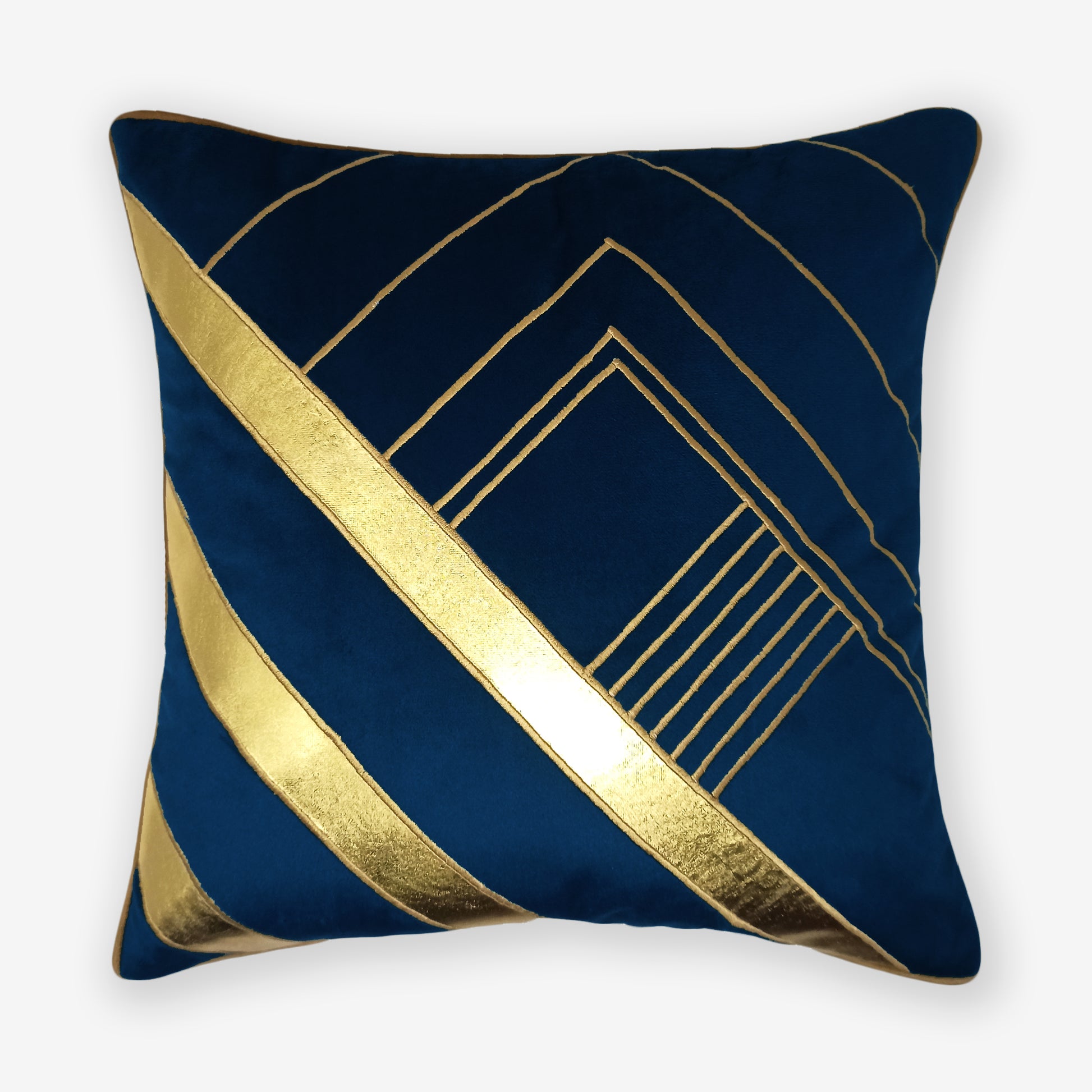 Solidus Geometric Decorative Cushion Cover