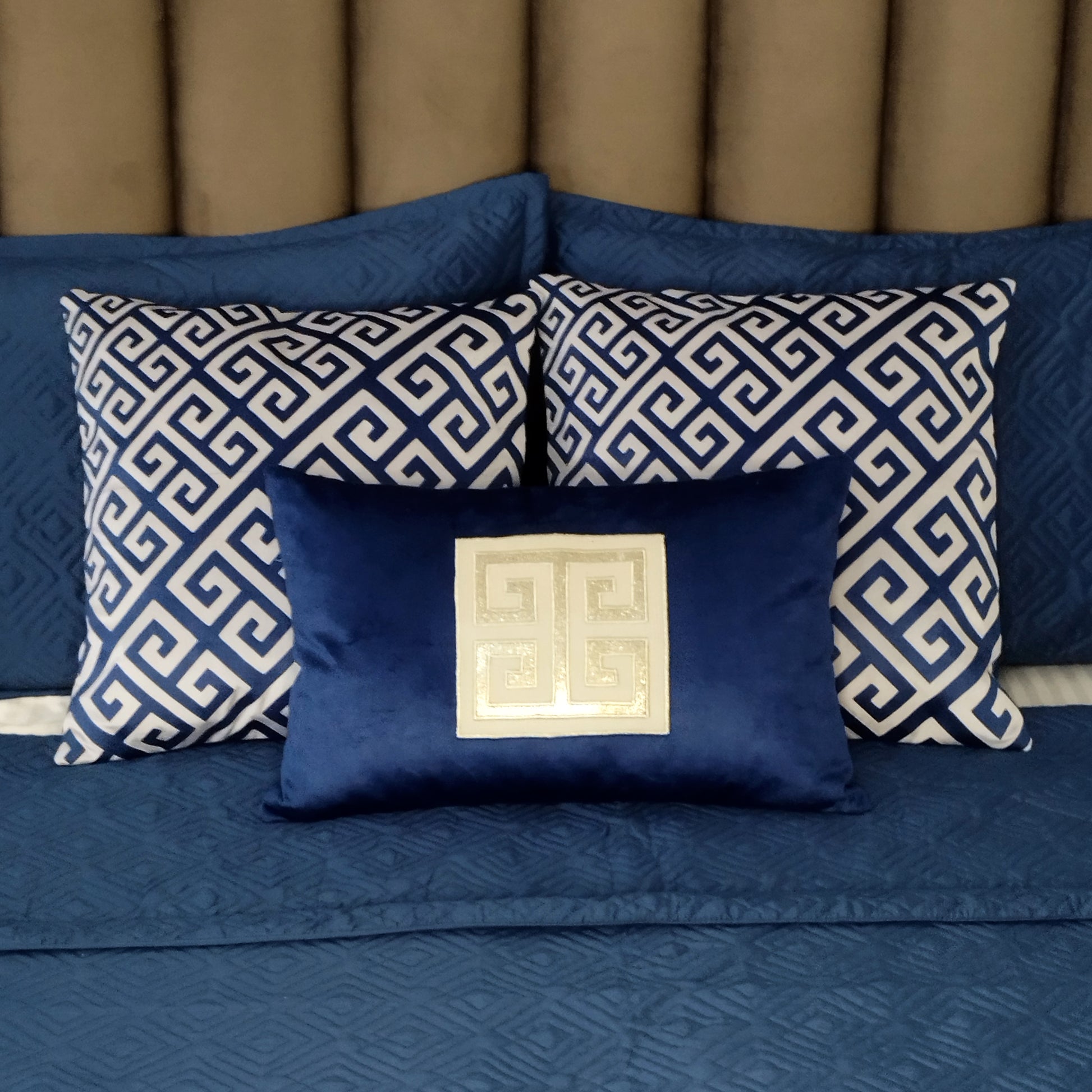Glasgow 6-Piece Bedding Set Blue