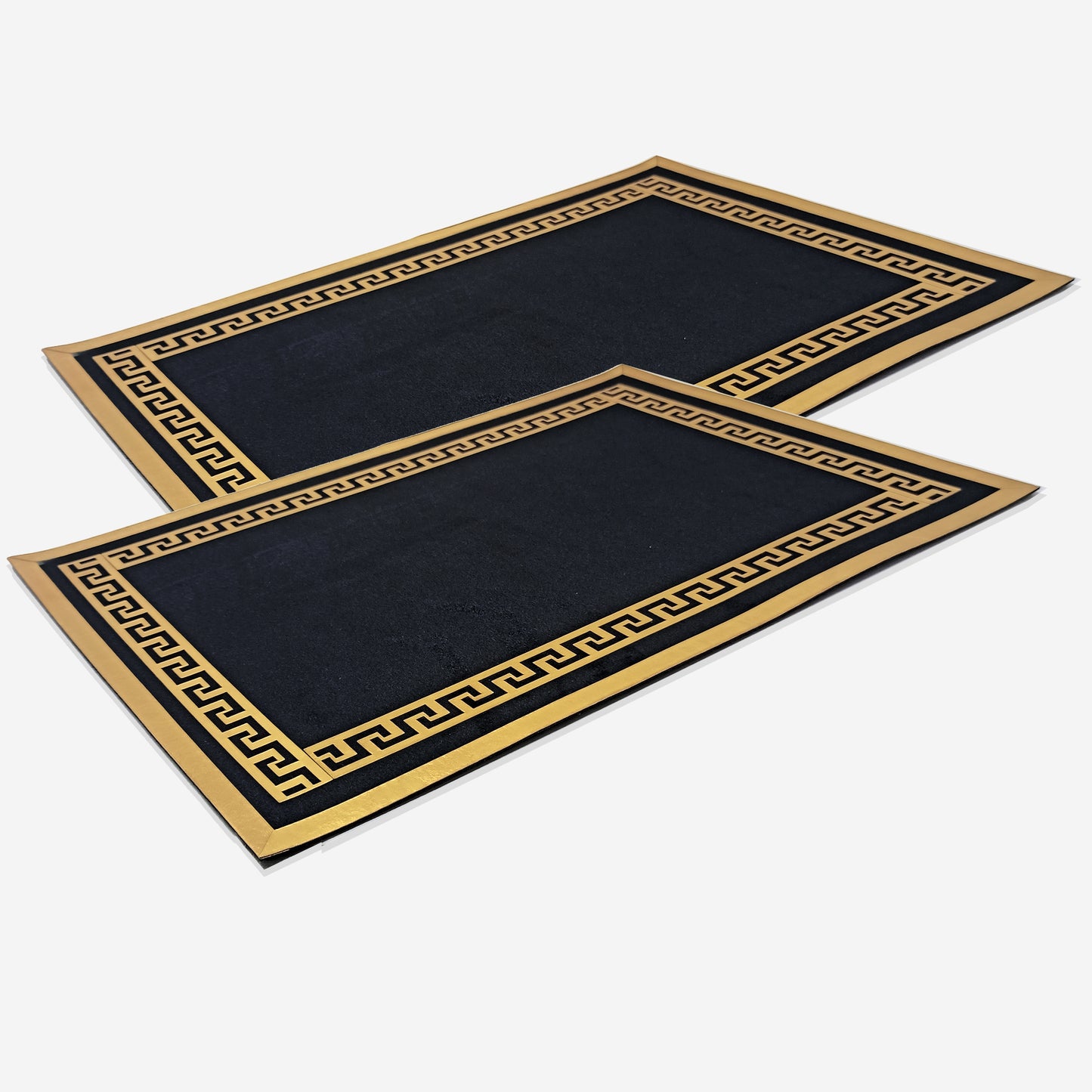 Socrates Decorative Table Placemat | Set Of 2 | Black