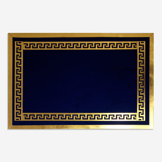 Socrates Decorative Table Placemat | Set Of 2 | Blue