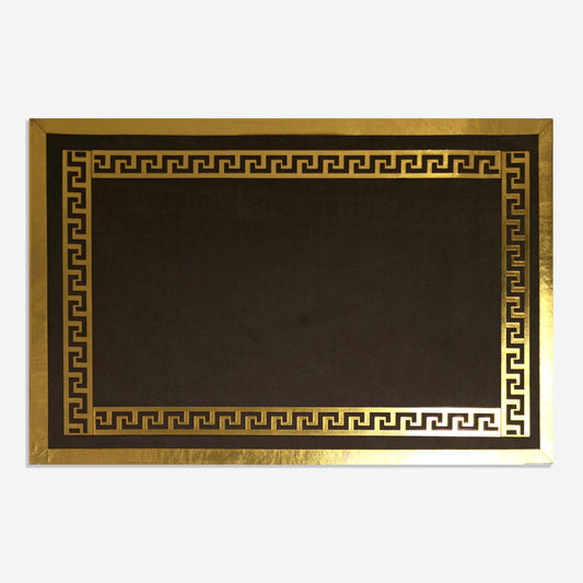 Socrates Decorative Table Placemat | Set Of 2 | Dark Brown