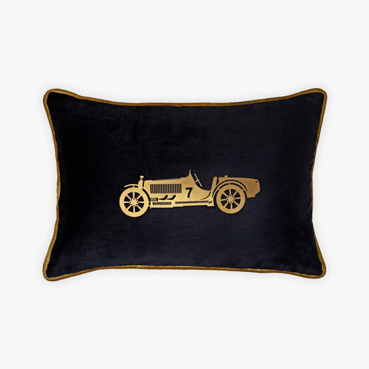 McQueen Vintage Race Car Lumbar Cushion Cover