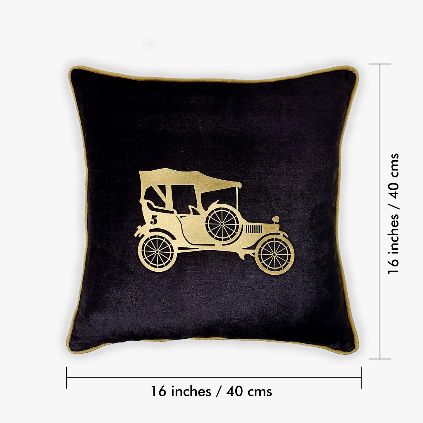 Flivver Vintage Car Cushion Cover