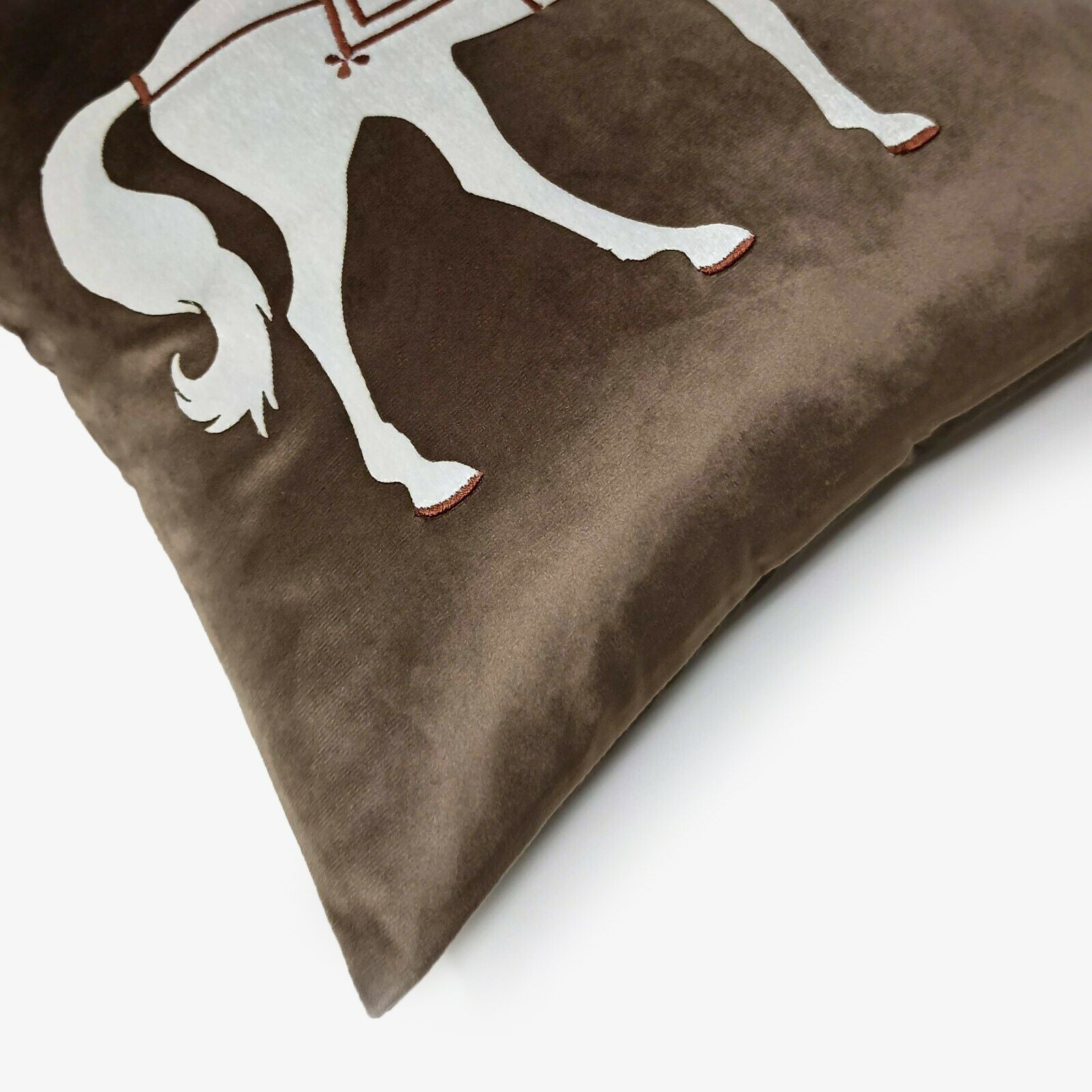 Stallion Decorative Animal Cushion Cover | Set Of 2