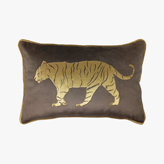 Sundarban Animal Lumbar Cushion Cover