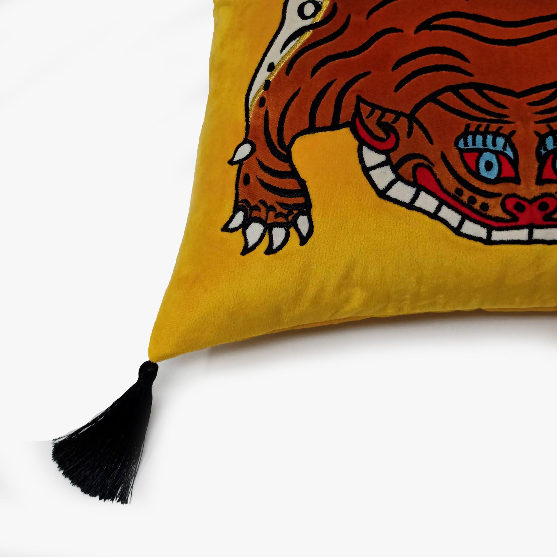 Saber Embroidered Animal Cushion Cover