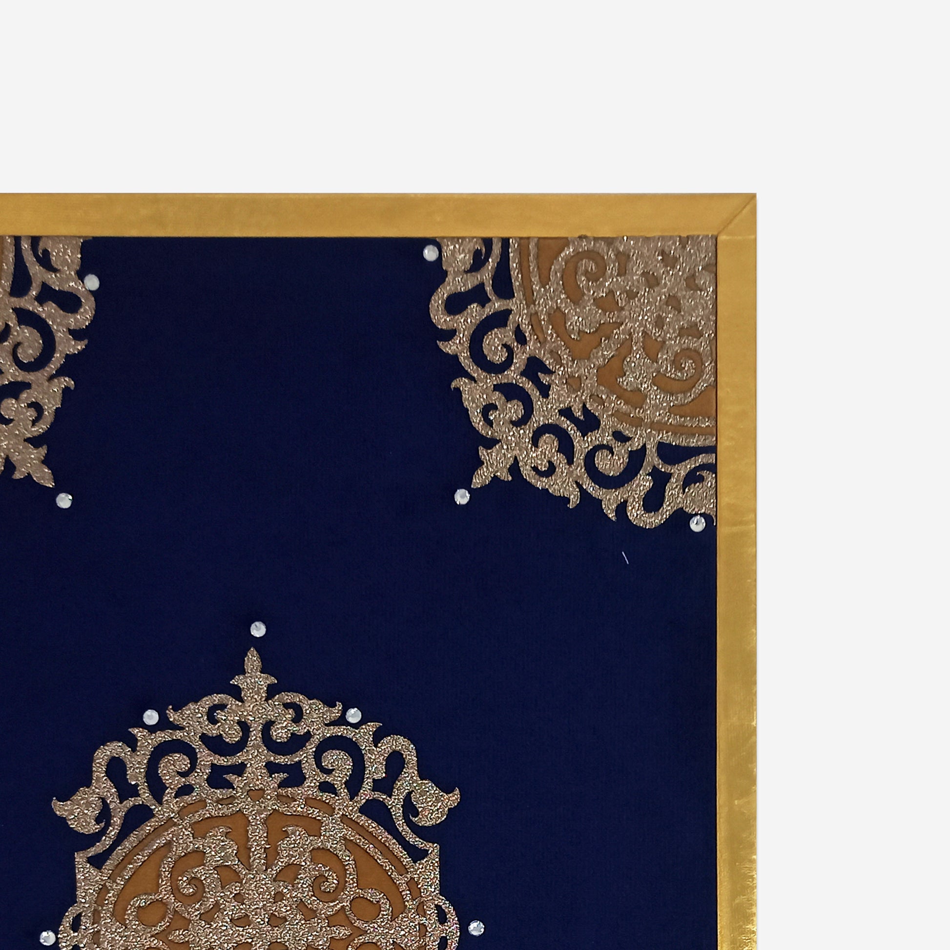 Vetican Decorative Table Placemat | Set Of 2 | Blue
