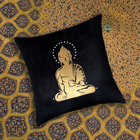 Shakya Budhha Decorative Cushion Cover