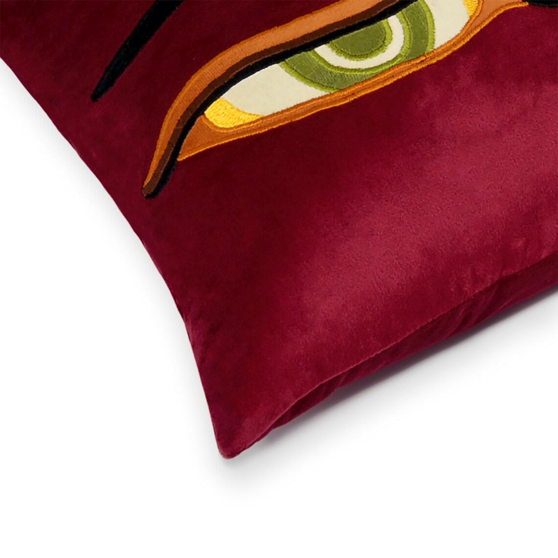 Swayambhu Decorative Velvet Embroidered Pillow Cover