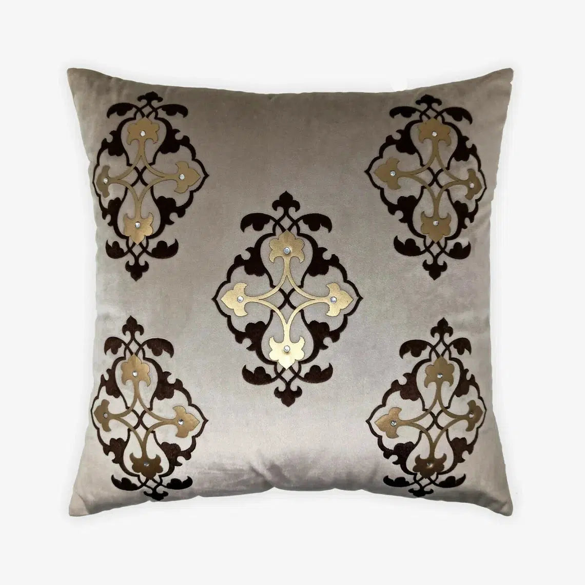 Baghdad Damask Decorative Cushion Cover | Set of 2