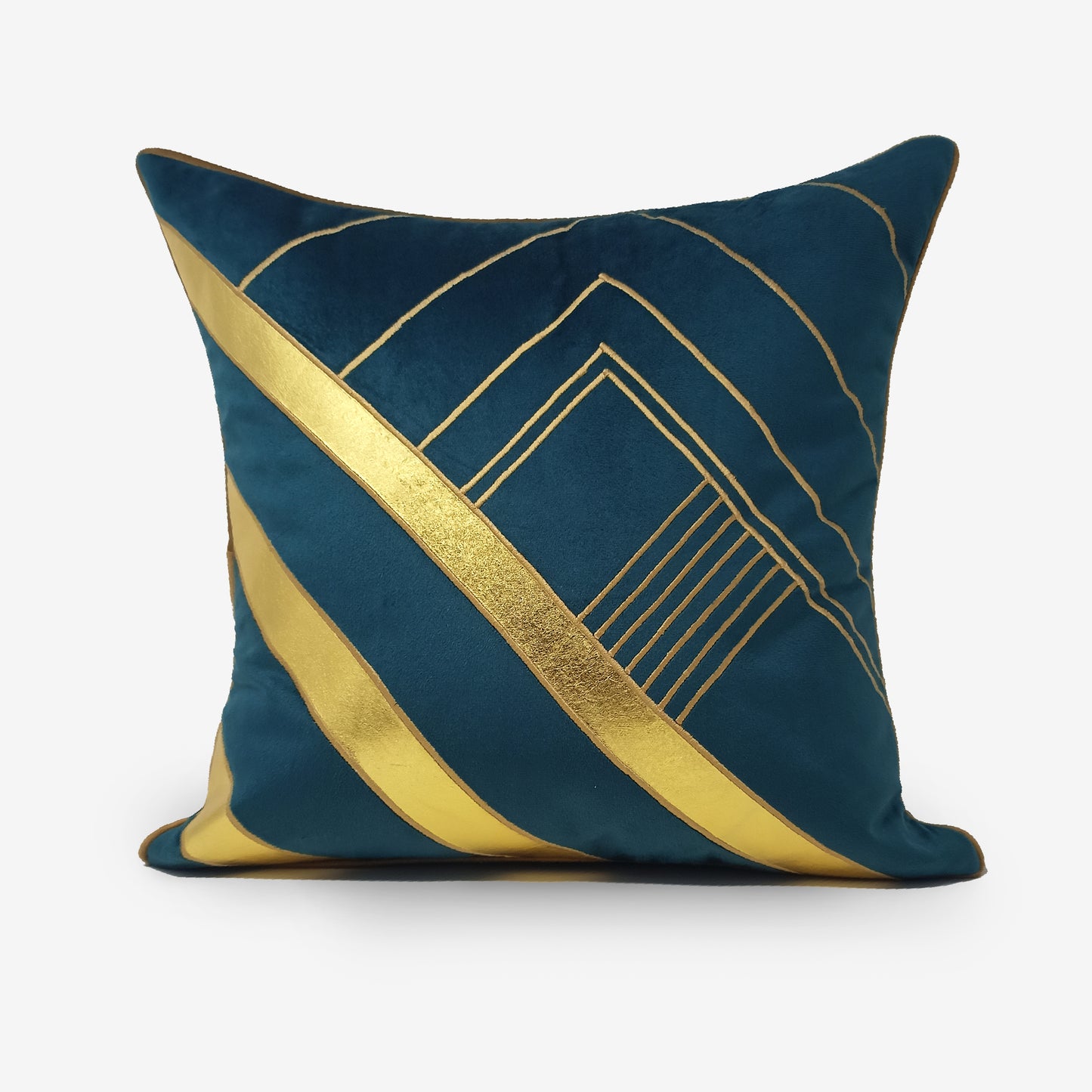 Solidus Geometric Decorative Cushion Cover