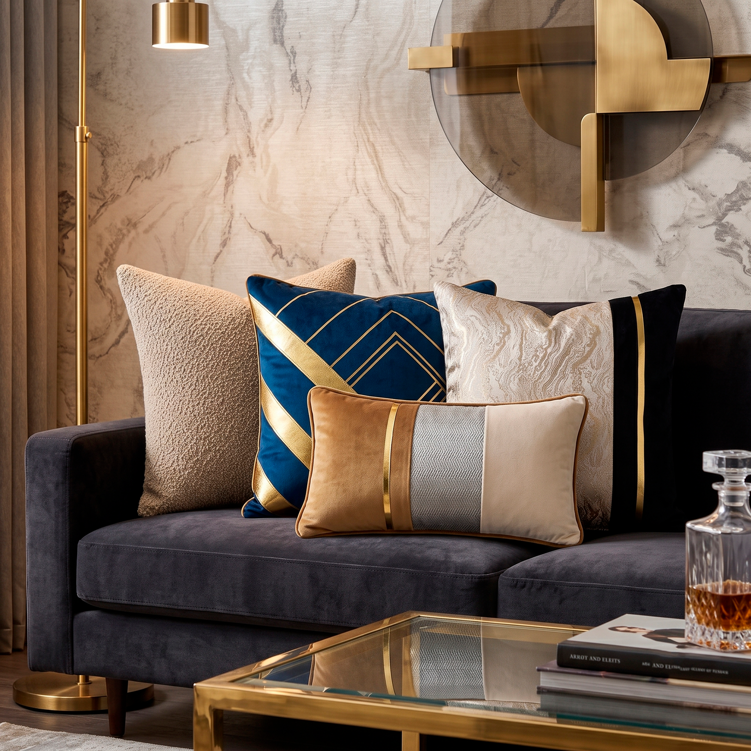 Stripes & Solid Cushion Covers