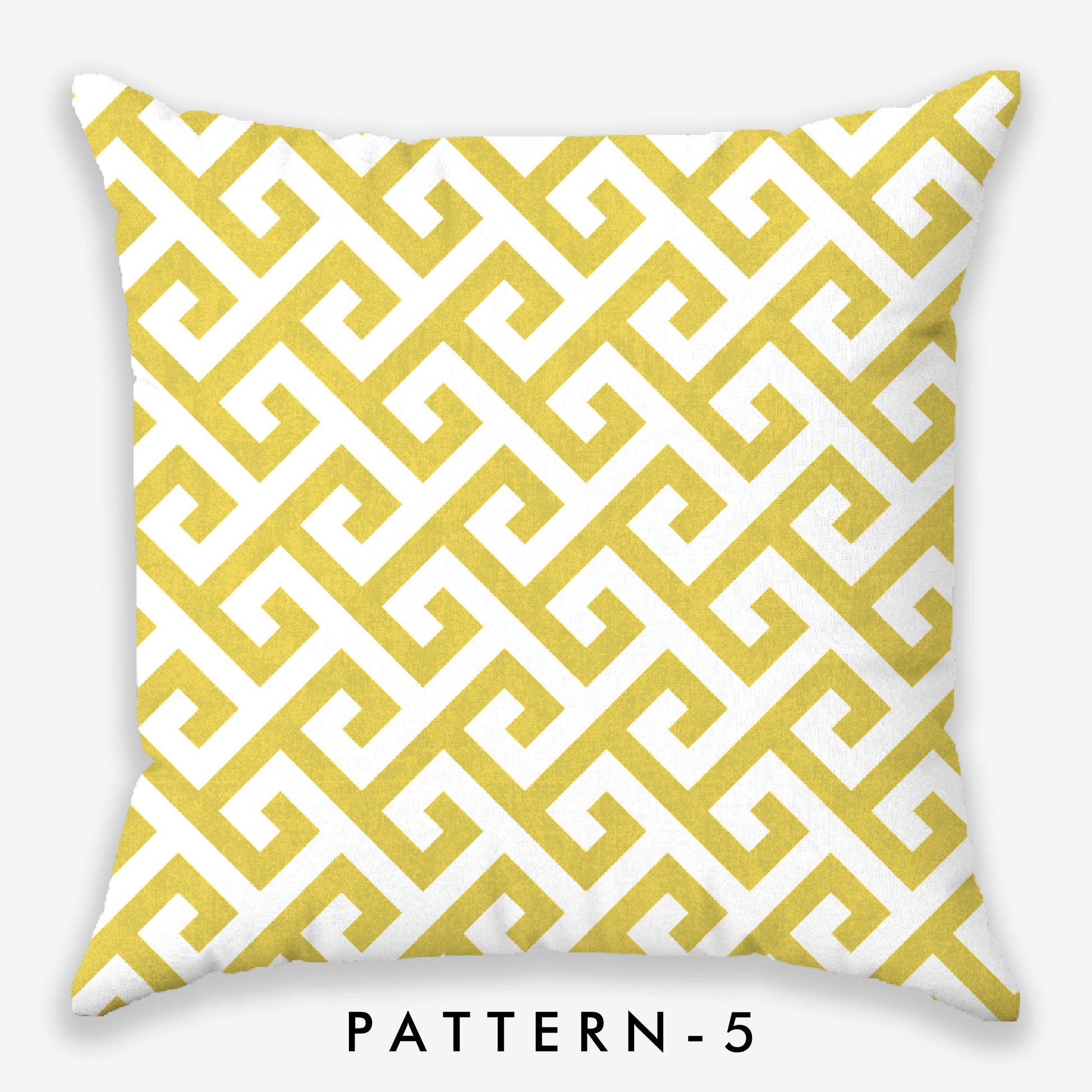 Indica Geo-Ethnic Printed Cushion Cover | Set Of 5