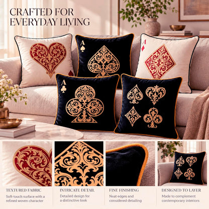 Imperial Deck Velvet Cushion Cover (Set of 5), 16"x16" (Copy)
