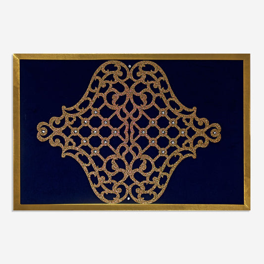 Andaaz Decorative Table Placemat | Set Of 2 | Blue