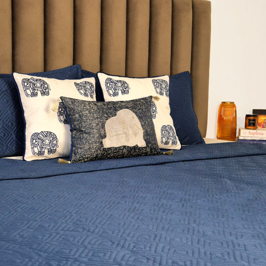 Gajraj 6-Piece Bedding Set Blue