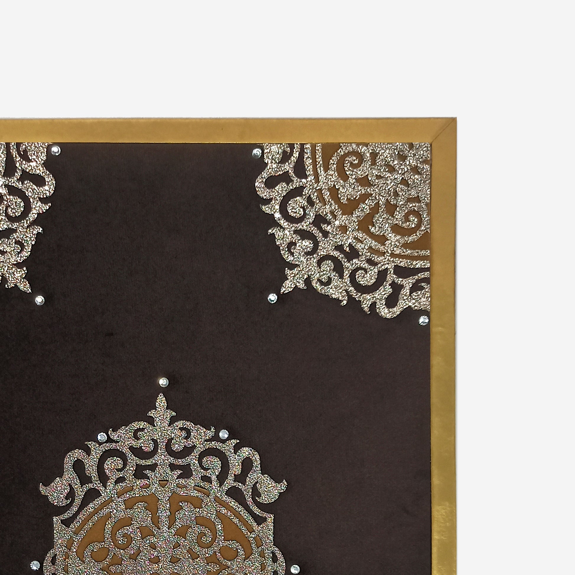 Vetican Decorative Table Placemat | Set Of 2 | Brown