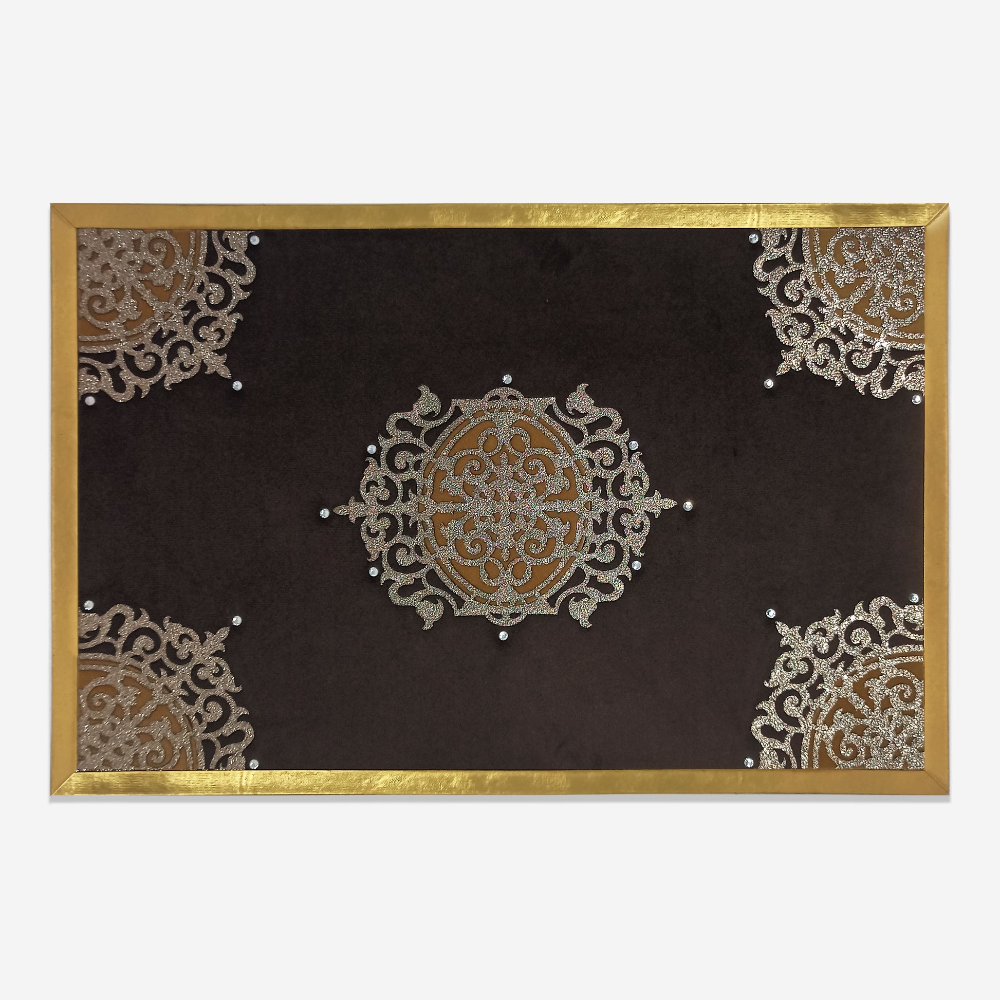 Vetican Decorative Table Placemat | Set Of 2 | Brown