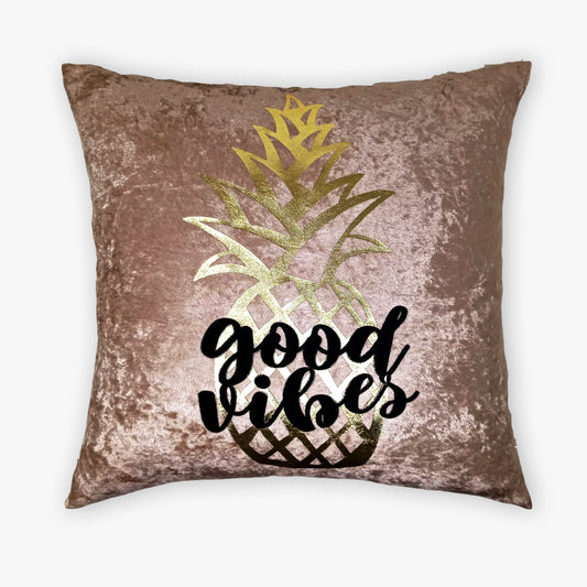 Good Vibes Quirky Decorative Cushion Cover