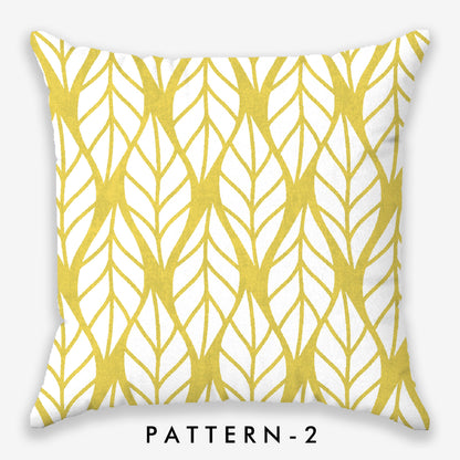 Indica Geo-Ethnic Printed Cushion Cover | Set Of 5
