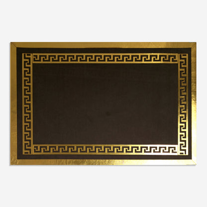 Socrates Decorative Table Placemat | Set Of 2 | Dark Brown