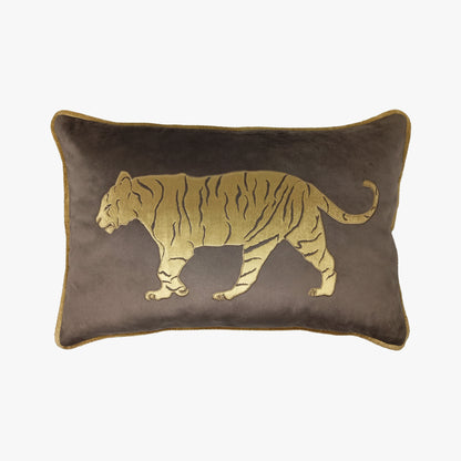 Sundarban Animal Lumbar Cushion Cover