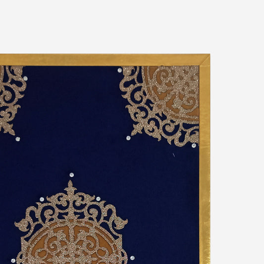 Vetican Decorative Table Placemat | Set Of 2 | Blue