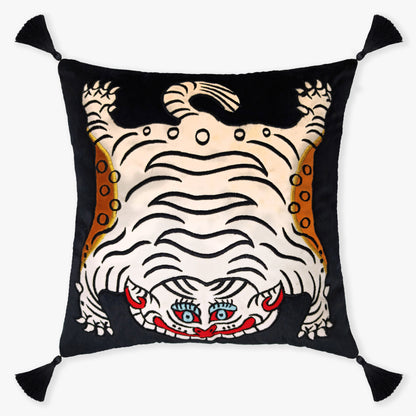 Saber Embroidered Animal Cushion Cover